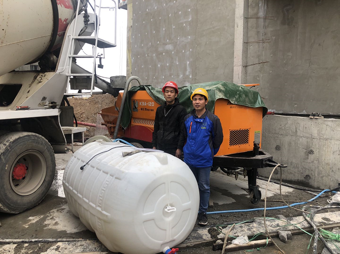 科瑪森K3A-120H助力河北建設集團西安工程施工